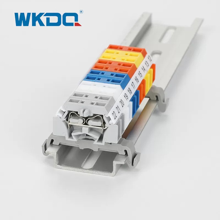 261-361B Mini rail de connecteur de bornier de bride de ressort de bande avec le support de support