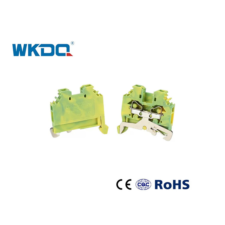 281-107 connecteur de bornier à ressort électrique universel 4mm couleur verte résistante aux vibrations standard