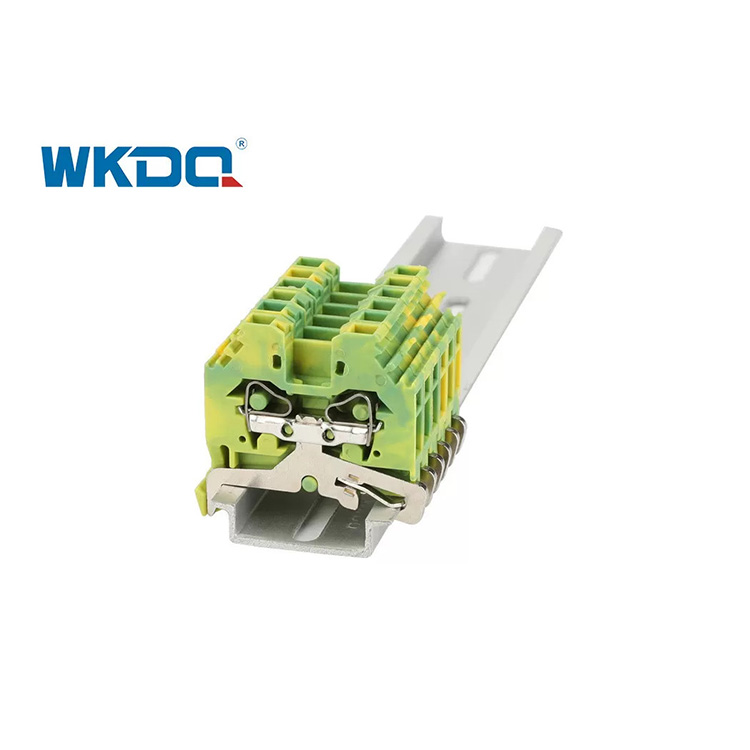 281-107 connecteur de bornier à ressort électrique universel 4mm couleur verte résistante aux vibrations standard