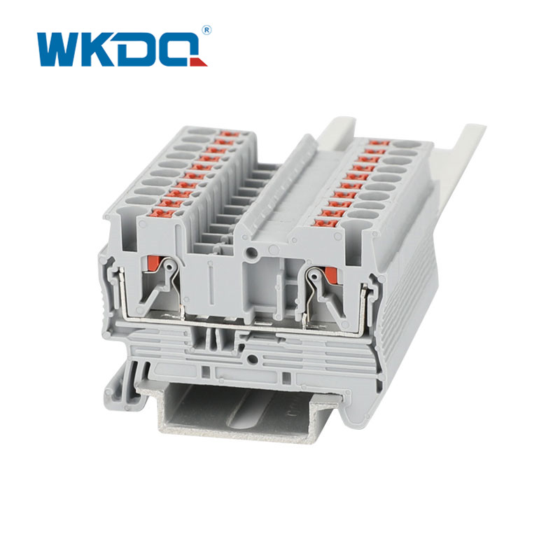 connecteur de bornier enfichable monté sur rail Din 800V 31A