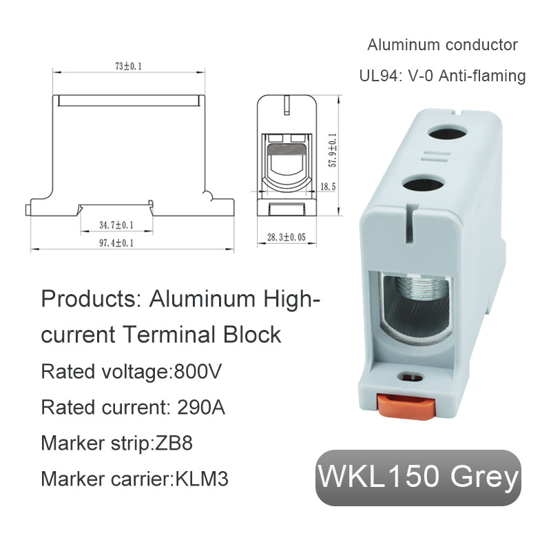 Bloc terminal en aluminium chinois
