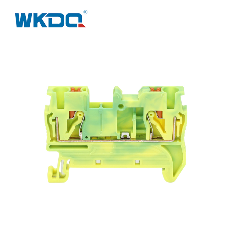 Connecteur de bornier de mise à la terre JPT 2,5-PE, courant nominal 31A, 24-12 AWG, taille de conducteur vert et jaune