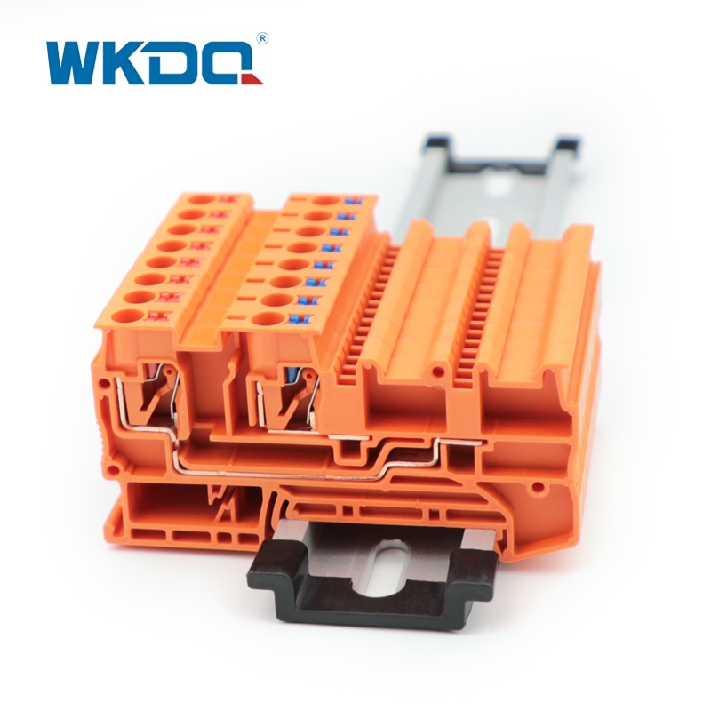 PTIO-IN2.5 / 3 2,5 mm2 Actionneur de capteur Din Rail monté Borlier d'alimentation