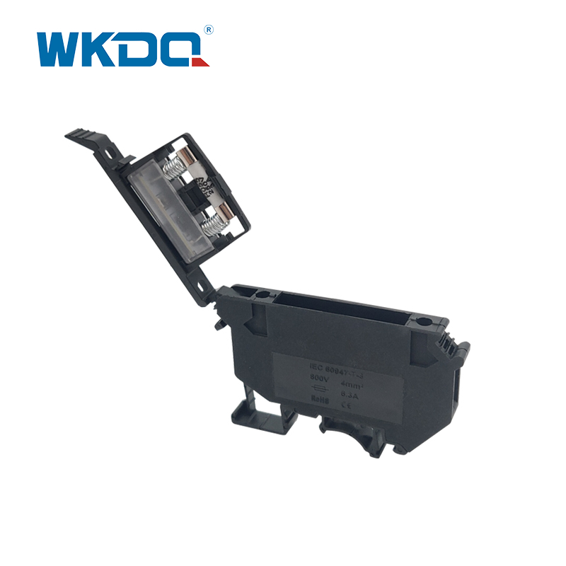 Type de rail de série britannique de connecteur de bornier à vis de JUK 5-HESI couleur grise et noire