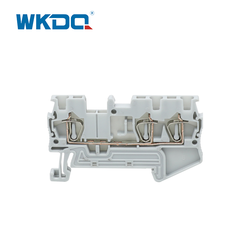 Terminal de rail DIN Spring Twin Din